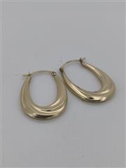 Gold Earrings 10K Yellow Gold 0.8g